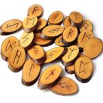 Handmade Wooden Rune Set, Pine - Image 6