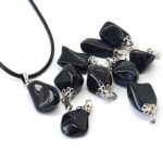 Onyx, Asymmetrical Natural Stone Pendant, “Isis” - Image 7