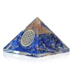 Protective Orgonite Pyramid with Lapis Lazuli (Lazurite) - Image 4