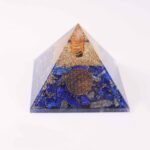 Protective Orgonite Pyramid with Lapis Lazuli (Lazurite) - Image 3