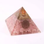 Protective Orgonite Pyramid with Rose Quartz - Image 2