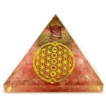 Protective Orgonite Pyramid with Rose Quartz - Image 9