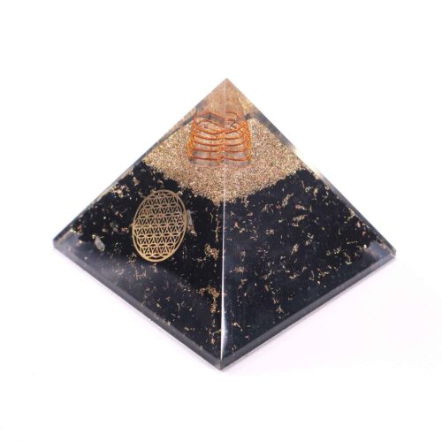 Protective Orgonite Pyramid with Black Tourmaline - Image 3