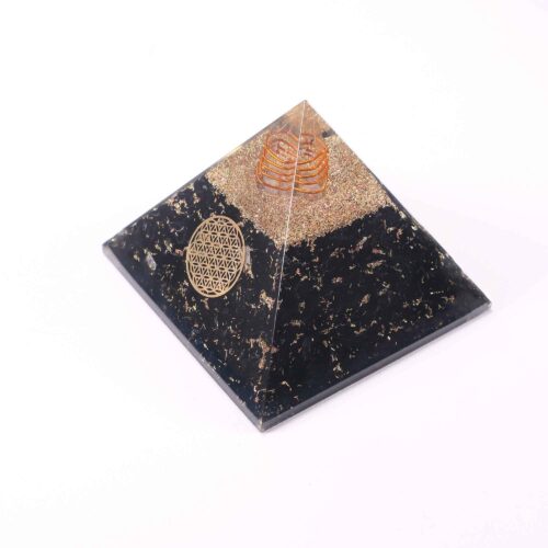 Protective Orgonite Pyramid with Black Tourmaline - Image 2