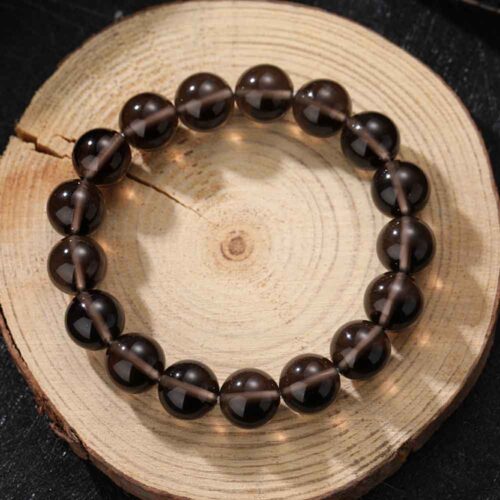 Smoky Quartz, handmade natural stone bracelet - Image 2