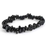 Black Tourmaline Chips, Handmade Bracelet - Image 2