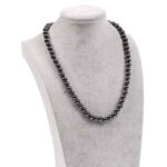 Impulse, Men’s Necklace, Hematite, Natural Stone Beads - Image 2