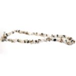 Tourmalinated Quartz, Handmade Necklace, Natural Stone Chips - Image 2
