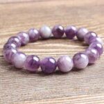 Amethyst, Handmade Natural Stone Bracelet - Image 10