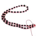 Kaya, long women's necklace, Onyx, Cat's Eye and Rose Quartz - Image 3