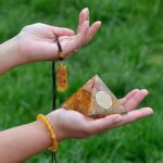 Protective Orgonite Pyramid with Citrine - Image 6