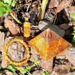 Protective Orgonite Pyramid with Citrine - Image 4