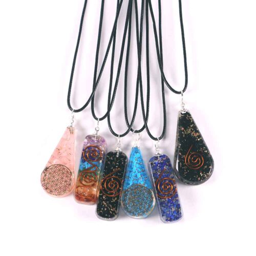 Orgonite Pendant or Keychain, Citrine - Image 7