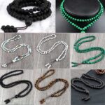 Nike, unisex necklaces, natural stones, different variants