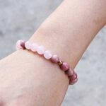 Venus, Rhodonite and Rose Quartz Bracelet - Image 4