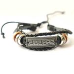 set of Two Unisex Multilayer Leather Bracelets - Image 5