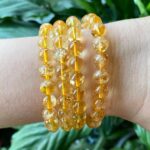 Citrine, Class A, natural stone, stretch bracelet - Image 2