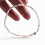 Soft Moon Bracelet | Natural Moonstone, Grade A, Faceted - Image 12
