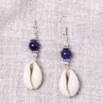 Shells, modern earrings with stainless steel hooks - Image 7