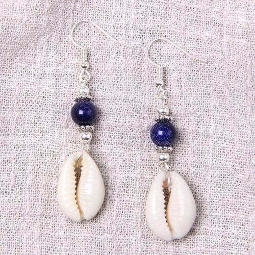 Shells, modern earrings with stainless steel hooks - Image 7
