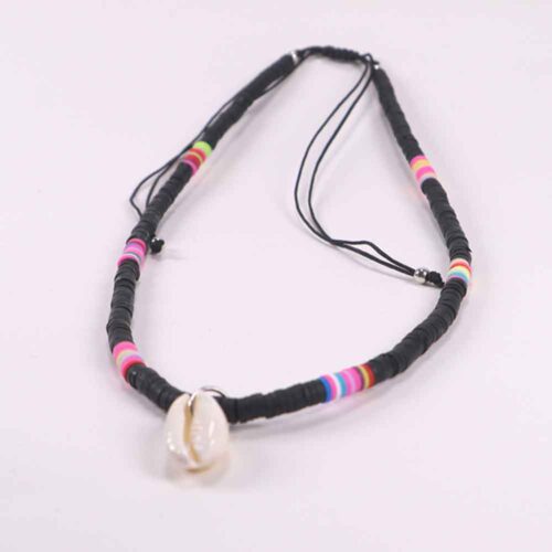 Multicolor Necklaces with Heishi Discs and Shell - the Perfect Summer Jewelry - Image 38