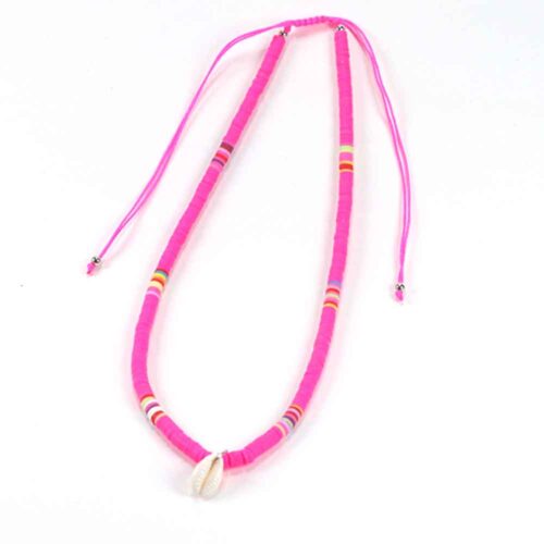 Multicolor Necklaces with Heishi Discs and Shell - the Perfect Summer Jewelry - Image 35