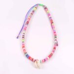 Multicolor Necklaces with Heishi Discs and Shell - the Perfect Summer Jewelry - Image 30