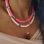 Multicolor Necklaces with Heishi Discs and Shell - the Perfect Summer Jewelry - Image 8
