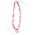 Multicolor Necklaces with Heishi Discs and Shell - the Perfect Summer Jewelry - Image 26