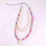 Multicolor Necklaces with Heishi Discs and Shell - the Perfect Summer Jewelry - Image 21