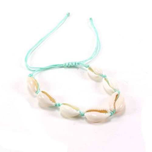 Sea Shells, Universal Anklet or Wrist Bracelets - Different Variations - Image 2