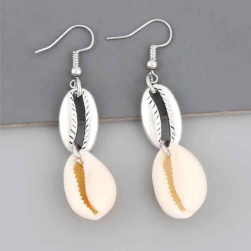 Bohemian Shell Earrings - Perfect for the Summer Season - Image 2