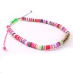 Multicolor 5 mm Heishi Disc Anklet - the Perfect Summer Jewelry - Image 5
