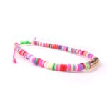 Multicolor 5 mm Heishi Disc Anklet - the Perfect Summer Jewelry