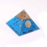 Protective Orgonite Pyramid with Turquoise