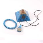 Protective Orgonite Pyramid with Turquoise - Image 5