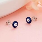 Blue Eye, Beautiful Stud Earrings, Steel