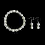 Yemanja, handmade set, Natural Pearl, 4x5 mm - Image 2