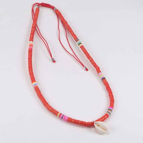 Multicolor Necklaces with Heishi Discs and Shell - the Perfect Summer Jewelry - Image 16