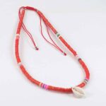 Multicolor Necklaces with Heishi Discs and Shell - the Perfect Summer Jewelry