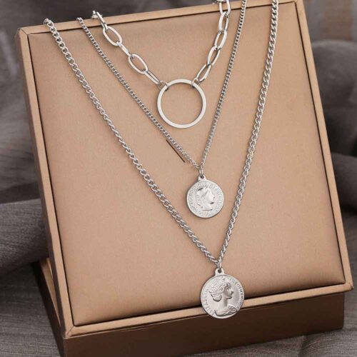 Modern Vintage Layered Coin Necklace - Style, Temptation and Hip-Hop - Image 5