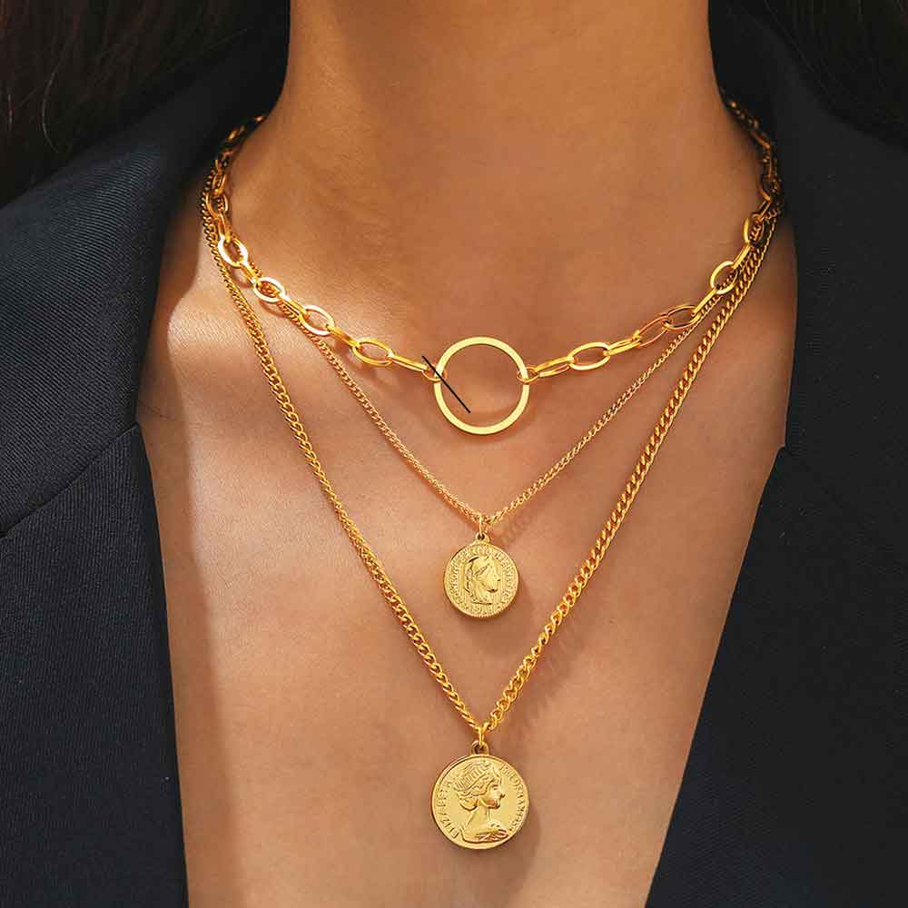 vintij-gerdani-3 Modern Vintage Layered Coin Necklace - Style, Temptation and Hip-Hop - Image 1