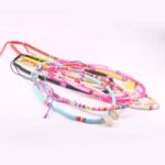 Multicolor Necklaces with Heishi Discs and Shell - the Perfect Summer Jewelry - Image 4
