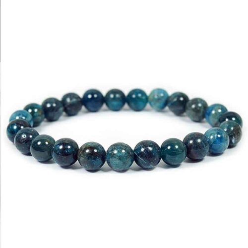 Apatite, blue, Class A handmade bracelet - Image 5