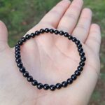 Tourmaline, Class A black, handmade bracelet - Image 6