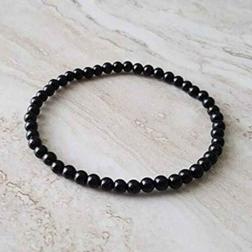 Tourmaline, Class A black, handmade bracelet - Image 5