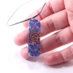 Orgonite pendant or keychain, Lapis Lazuli - Image 5