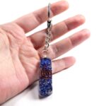 Orgonite pendant or keychain, Lapis Lazuli