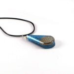 Orgonite pendant or keychain, Turquoise - Image 3