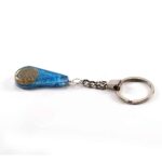 Orgonite pendant or keychain, Turquoise - Image 8